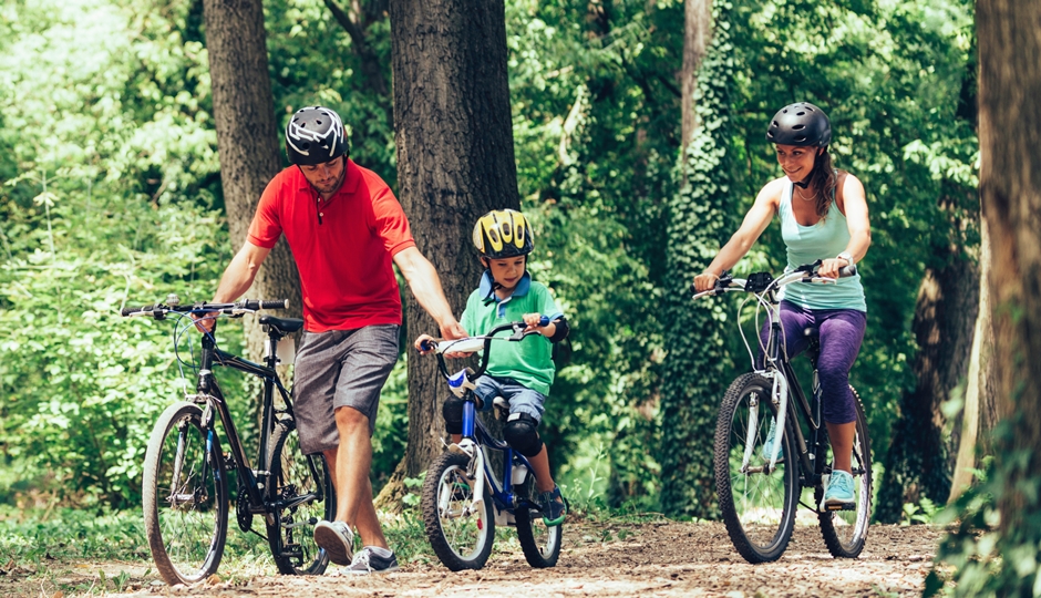 famiglia bici